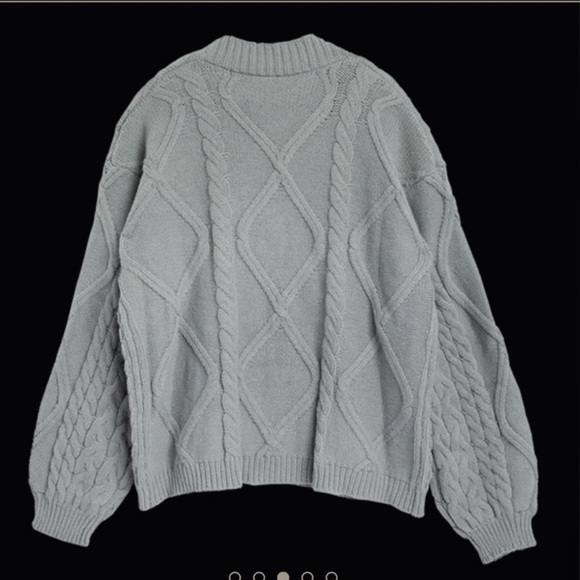 NEW Taylor Swift Tortured Poets Department Gray Cardigan OFFICIAL XS/S - Picture 6 of 8